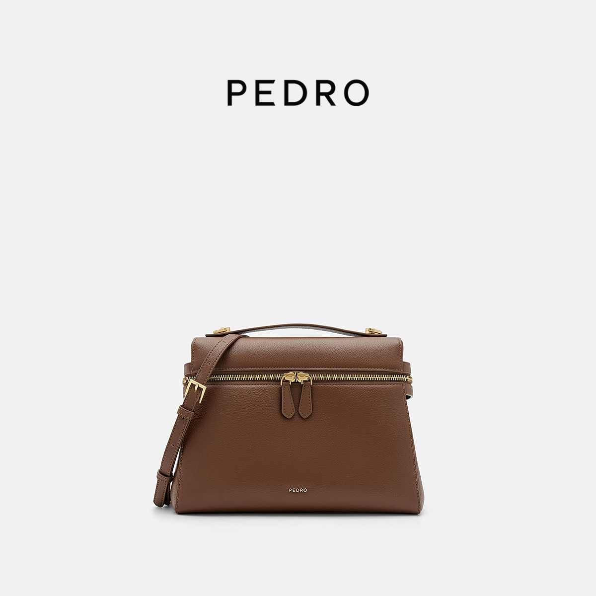 PEDRO秋季新款牛皮双肩包