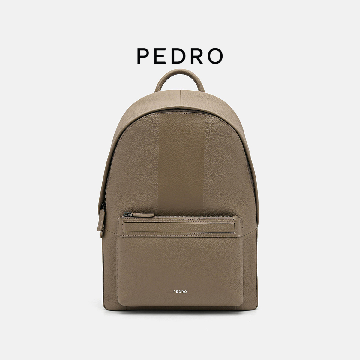 PEDRO牛皮双肩包25冬季男包大容量书包背包电脑包PM2-26320217-4