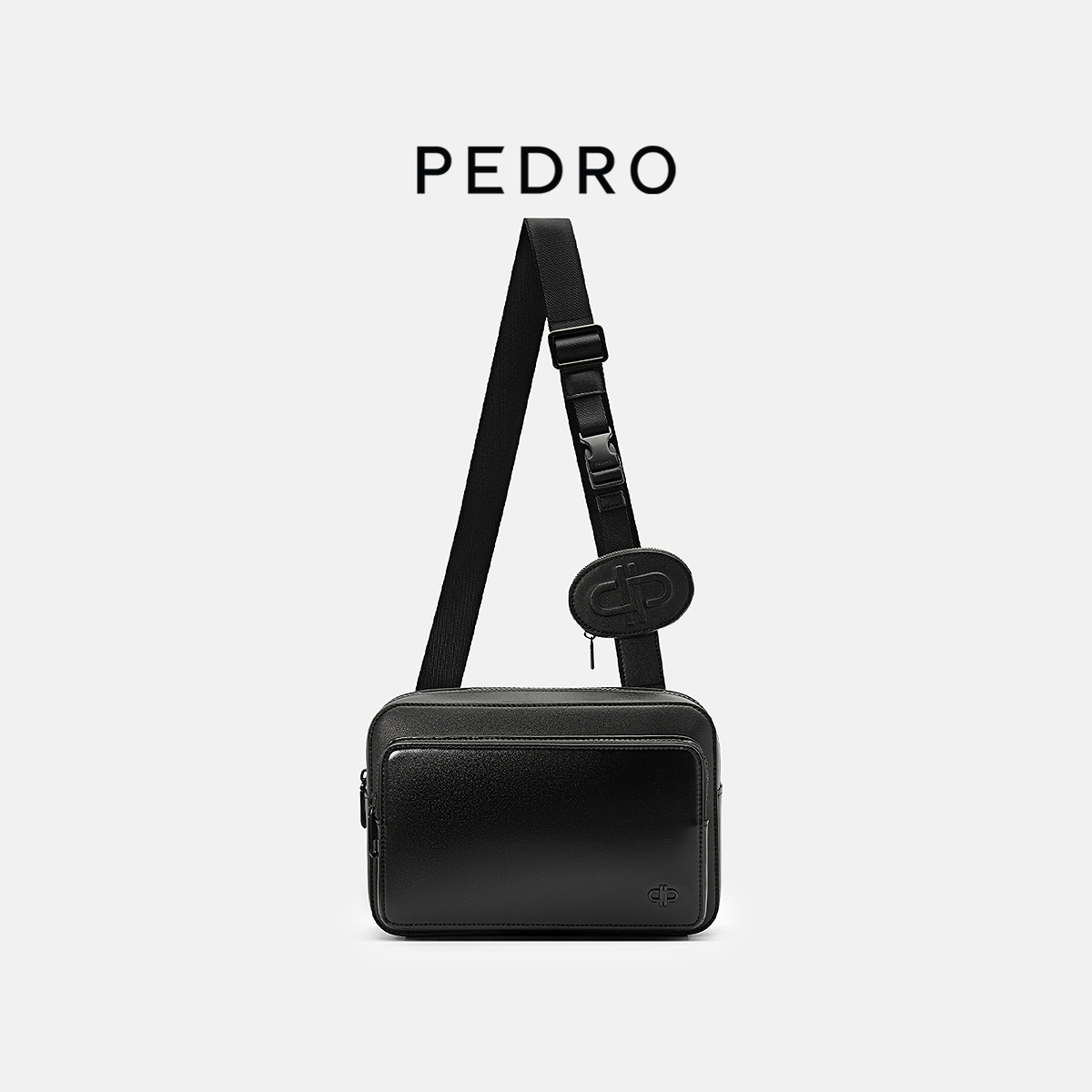 PEDRO多功能斜挎包25秋季新款男包单肩包拉链方包PM2-26320262