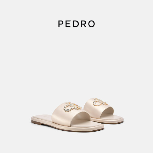 PEDRO圆头平底拖鞋ICON系列气质凉拖PW1-65110073-5
