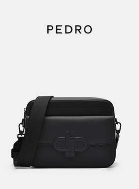 PEDRO单肩包ICON斜挎包牛皮休闲男士小方包PM2-25210237