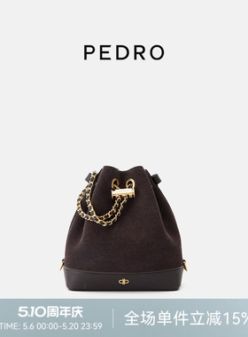 PEDRO抽绳水桶包ICON双肩包女包链条包PW2-15210022-1