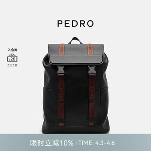 25210227 PEDRO大容量双肩包休闲多功能背包15寸电脑包PM2