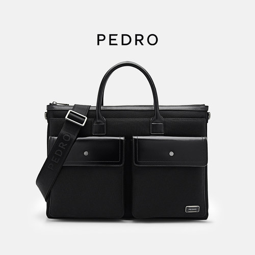 PEDRO大容量公文包25秋季男包实用休闲商务斜挎包PM2-26320241