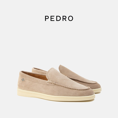 PEDRO牛皮乐福鞋26秋季新款男鞋纯色休闲单鞋PM1-66600003
