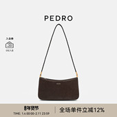 PEDRO拉链小方包冬季 女包鎏金系列小号Jatte腋下包PW4 95940013