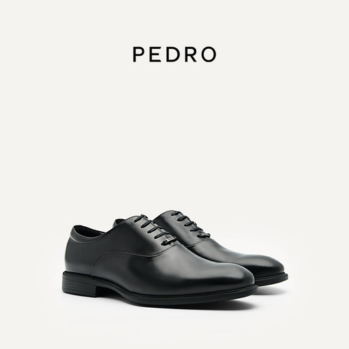 PEDRO小牛皮皮鞋轻便英伦风23春