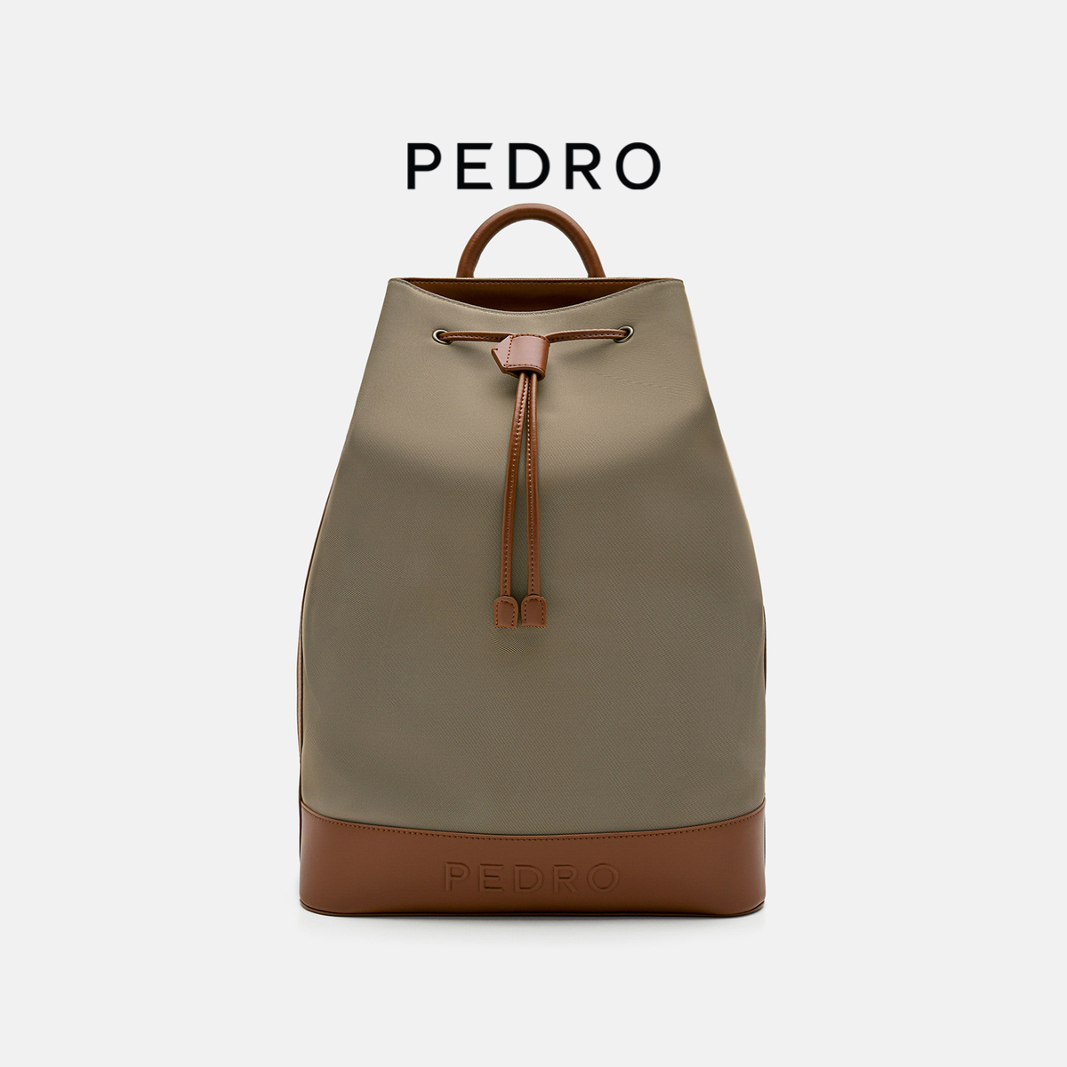 PEDRO单肩包男士大容量抽带设计斜挎包胸包PM2-25210250