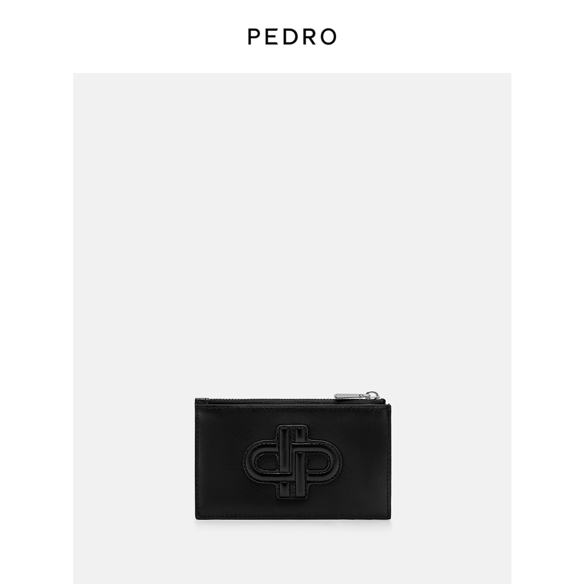 PEDRO牛皮Icon拉链钱包24夏新品女士简约钱夹PW4-26500013