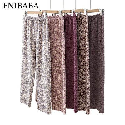 中老年妈妈垂感阔腿裤