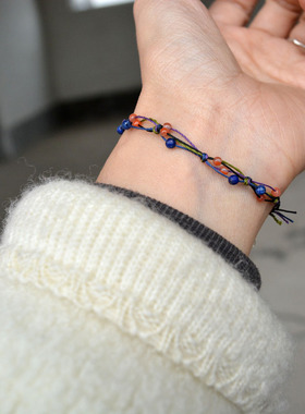 蓝莲花原创设计天然石手链