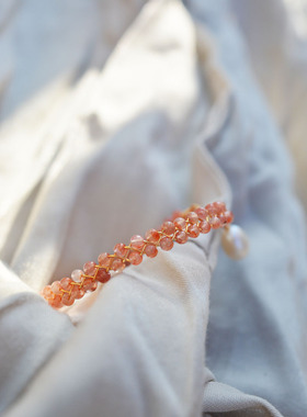 南红玛瑙软镯手工编织小众手链