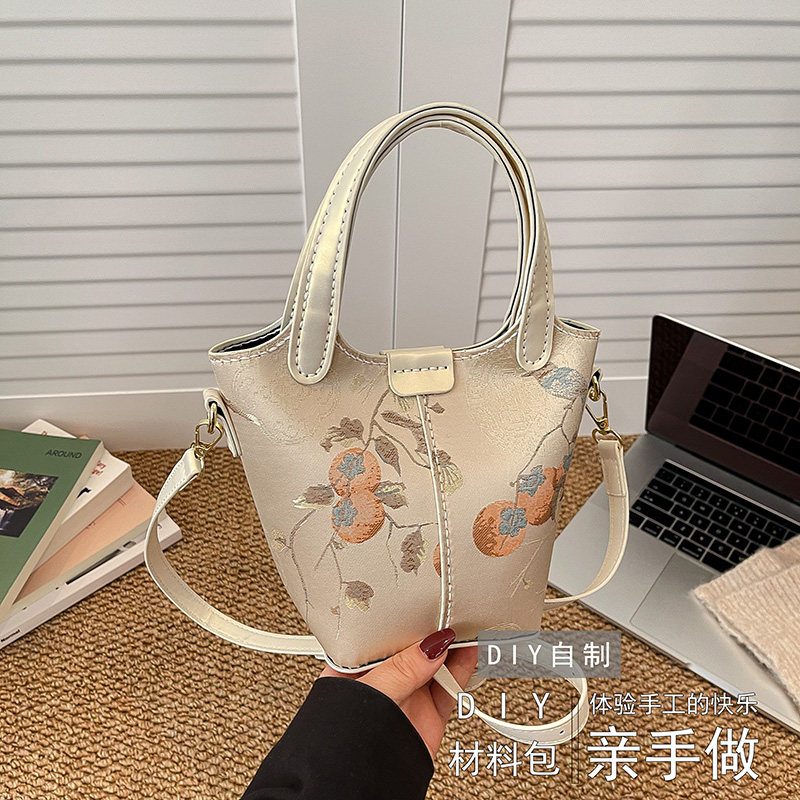 新中式刺绣非遗宋锦手工包包DIY自制材料解闷礼物单肩斜挎手提包,箱包皮具/热销女包/男包,水桶包,淘宝优惠券,粉丝福利购,淘宝优惠卷