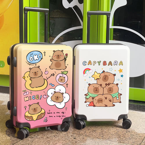 儿童行李箱卡皮巴拉旅cap