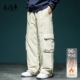 男士 加厚保暖百搭工装 宽松大码 抗寒户外羽绒裤 冬季 新款 裤 加肥加大
