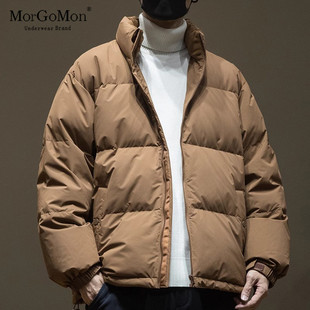 羽绒服男士冬季新款大码男生外套男款面包服时尚休闲男士羽绒服潮