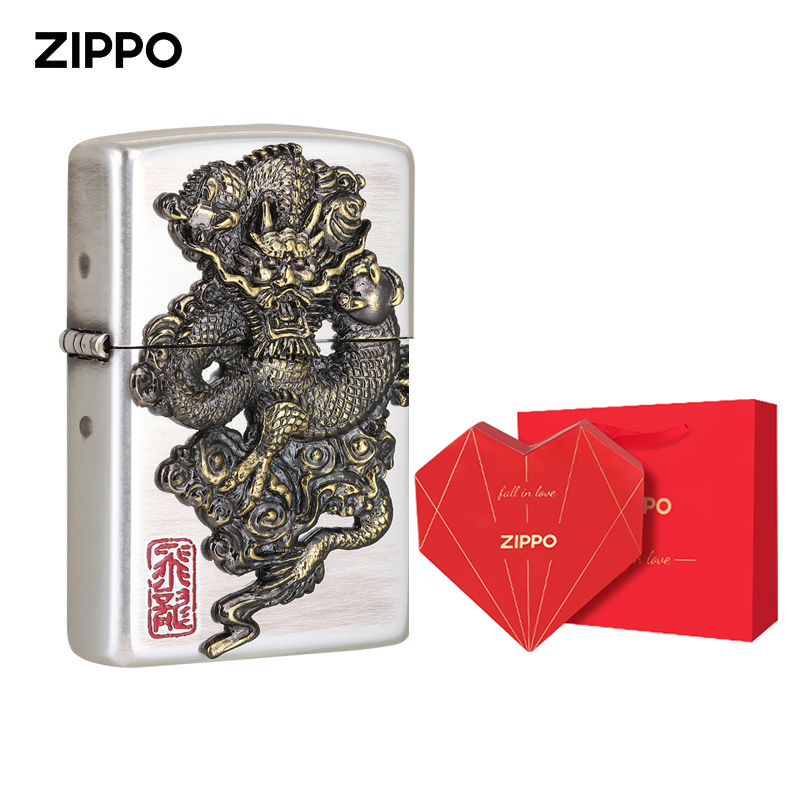 ZIPPO打火机日版原装飞龙送礼