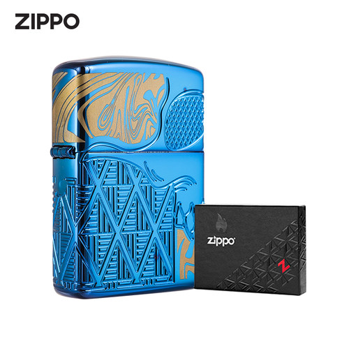 ZIPPO打火机盔甲深雕送礼