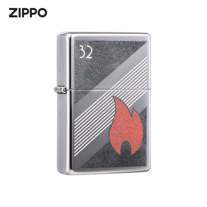 ZIPPO官方旗舰店防风煤油打火机芝宝日版进口火焰设计送男友礼物