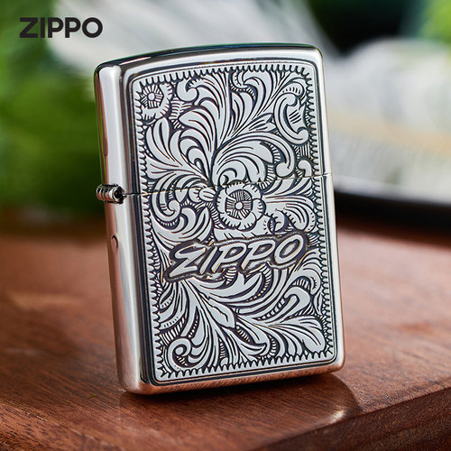 zippo打火机正品日版唐草古纹