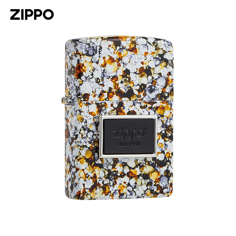 ZIPPO官方旗舰店大理石防风煤油打火机ZBT-1-117a韩版原版在册
