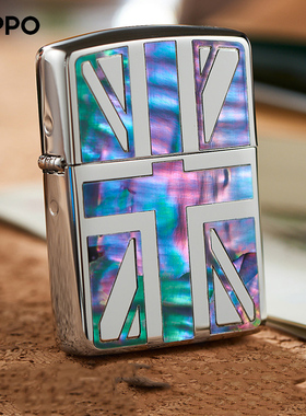 ZIPPO官方旗舰店幻彩贝壳防风煤油打火机ZBT-5-142b日版原版在册