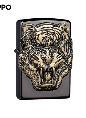 zippo正品旗舰店原装打火机zippo正版打火机虎头贴章ZBT-4-35a