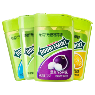 绿箭无糖薄荷糖20粒润喉口气清新口含片接吻糖果益达口香糖农场