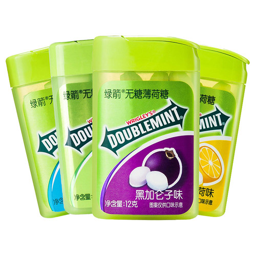 绿箭无糖薄荷糖20粒清新口气