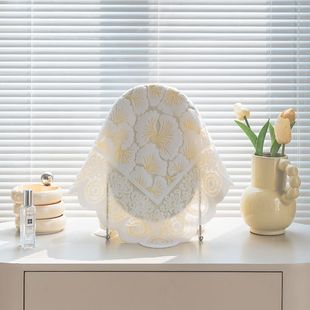 镜子盖布梳妆台防尘布小圆镜遮镜布小盖巾打印机防尘罩万能遮灰布