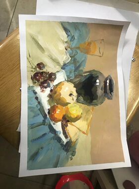 素描纯手绘色彩代画水粉