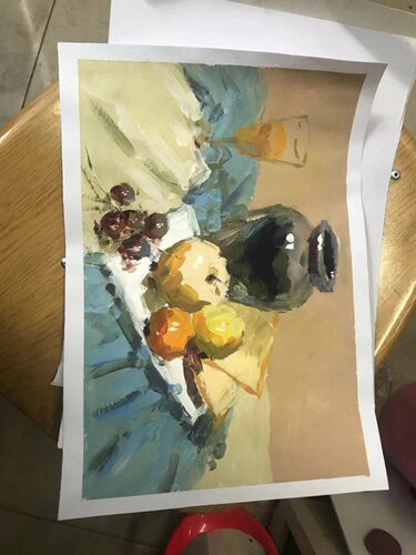 素描纯手绘色彩代画水粉