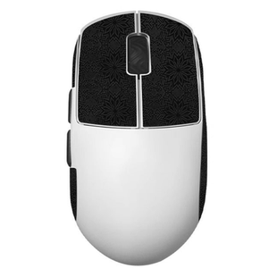 适用sycrox赛洛斯V8防滑贴鼠标防滑贴雪花纹黑白贴纸