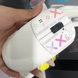 适用VXE蜻蜓MAD 全包 R鼠标防滑贴madr雪花纹印花集半包式