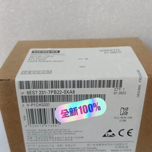 议价模拟量输入模块6ES72317PB220XA06ES7231-7PB22-0XA0