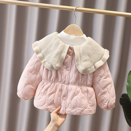 女童棉袄冬季2025新款儿童加厚棉衣小女孩棉服女宝宝冬装加绒外套