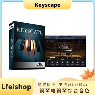四巨头之大型综合钢琴音源Keyscape经典Piano音色插件Win/Mac