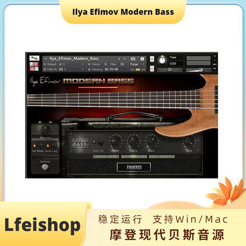 Ilya Efimov Modern Bass摩登现代贝斯kontakt音源