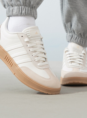 adidas/阿迪达斯 NEO Gradas T男女低帮耐磨运动休闲板鞋 IE9043