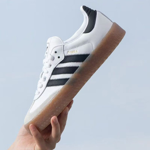 低帮板鞋 Adidas 防滑耐磨运动休闲鞋 经典 JI1349 阿迪达斯Samba女鞋