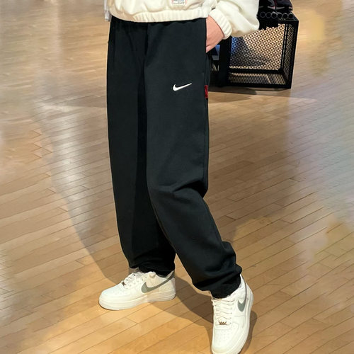 Nike耐克男子舒适耐磨透气百搭休闲针织束脚毛圈长裤IB5806-010