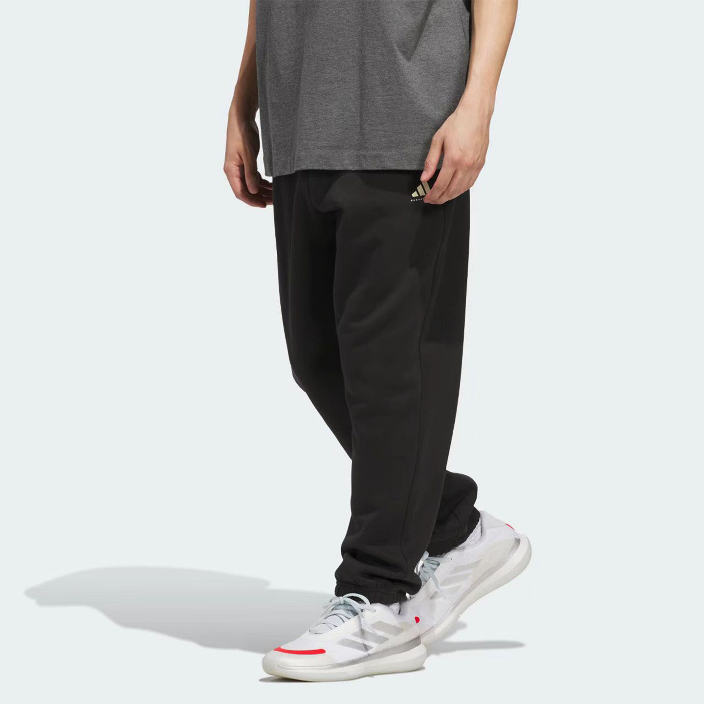 adidas/阿迪达斯男女款收口束脚舒适保暖加绒运动休闲长裤JX5595