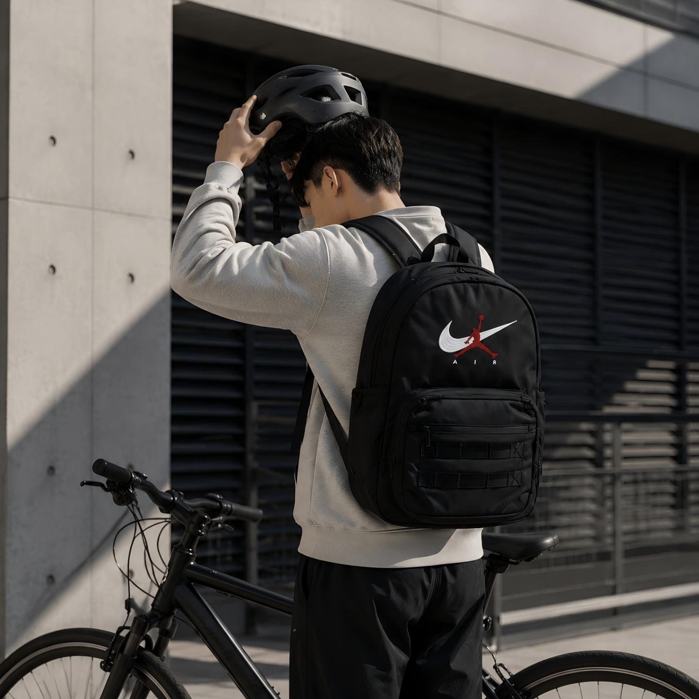 Nike耐克Jordan男女同款运动休闲书包背包双肩包JD2613004AD-002