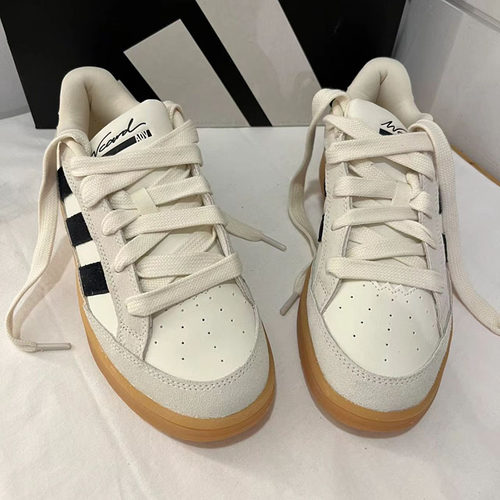 板鞋阿迪达斯系带低帮男女同款