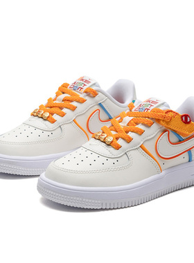 Nike/耐克Air Force 1空军一号小童休闲透气舒适板鞋DH2925-111