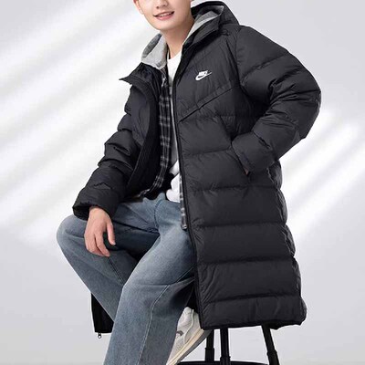 耐克男子连帽保暖羽绒服