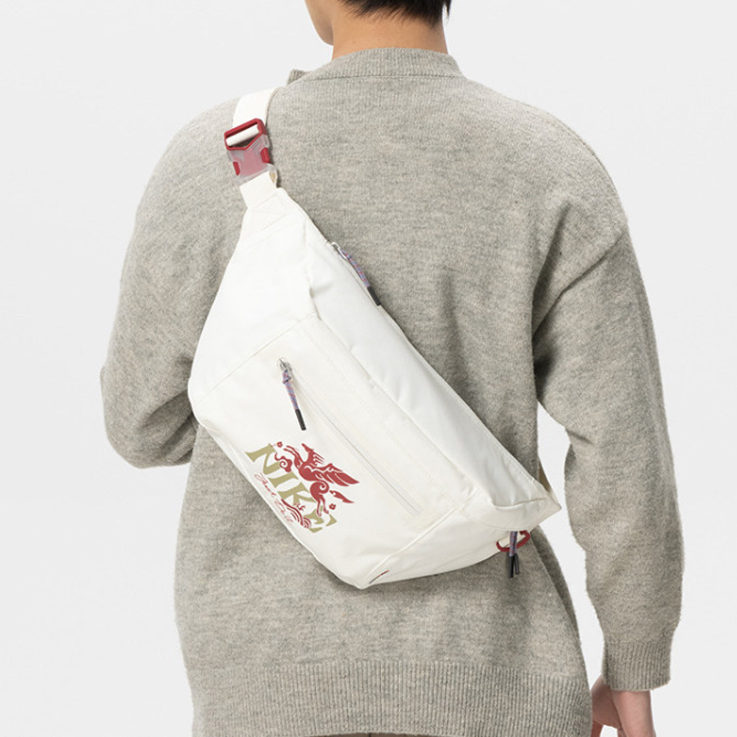 Nike/耐克耐克男女经典百搭可调节肩带斜跨单肩休闲包IQ0978-133