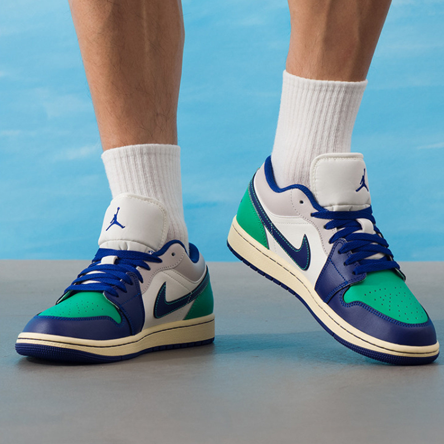 Nike/耐克Air Jordan 1男子舒适耐磨低帮百搭休闲板鞋553558-147,运动鞋new,板鞋,淘宝优惠券,粉丝福利购,淘宝优惠卷