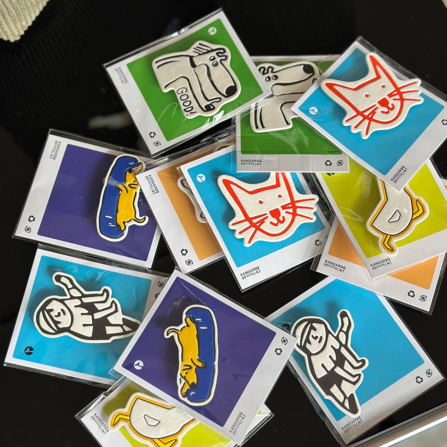 棉纸徽章冰箱贴定制扩香片