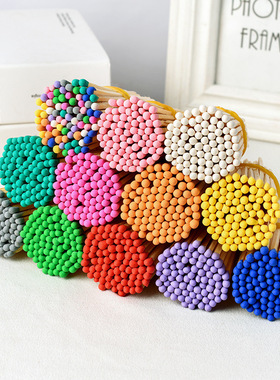 批发安全散装火柴彩色老式香薰蜡烛加长火柴棒精致火材杆matches